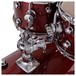 Natal Arcadia 20'' 5pc Drum Kit w/Cymbals, Red Strata