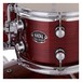 Natal Arcadia 20'' Fusion 5pc Drum Kit, Red Strata - rack tom logo