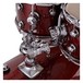 Natal Arcadia 20'' Fusion 5pc Drum Kit, Red Strata - tom mount