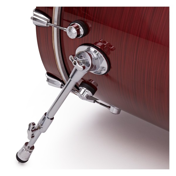 Natal Arcadia 20'' Fusion 5pc Drum Kit, Red Strata - bass drum leg