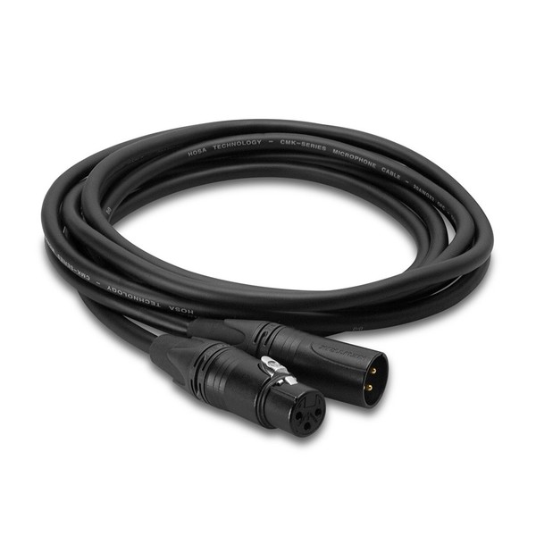 Hosa Edge Microphone Cable, Neutrik XLR3F to XLR3M, 25 ft - Main