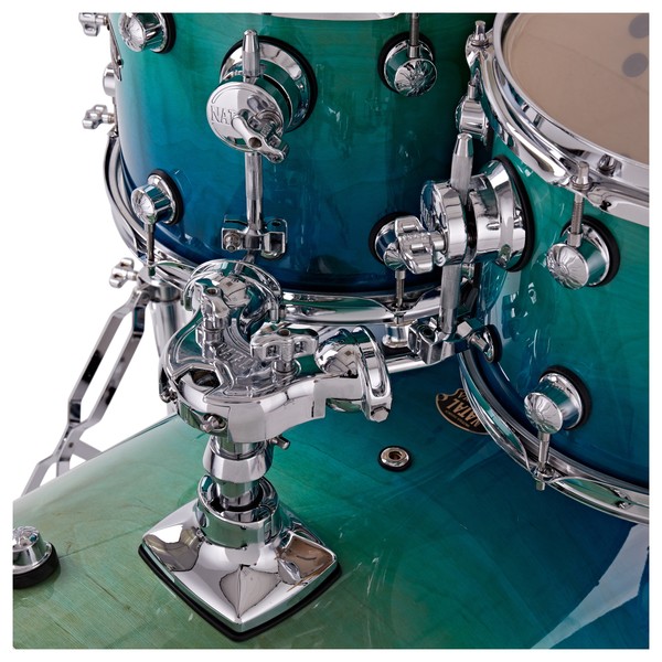 Natal Arcadia 22'' 5pc Drum Kit w/Cymbals, Blue to Black Fade