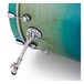Natal Arcadia 22'' Am. Fusion 5pc Drum Kit, Blue to Black Fade - bass drum spur