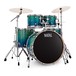 Natal Arcadia 20'' Fusion 5pc Drum Kit, Blue um die Black Fade