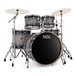 Natal Arcadia 22'' Am. Fusion 5er Drum Kit, schwarz glänzend Sunburst