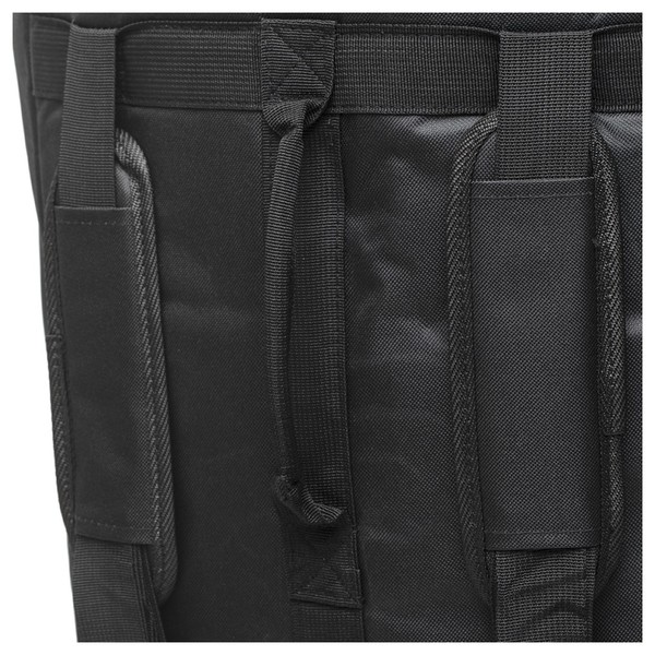 Stagg 11" Conga Bag, Black - Straps