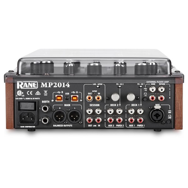 Decksaver Rane MP2014 cover (MECHANICAL SIDES) - back