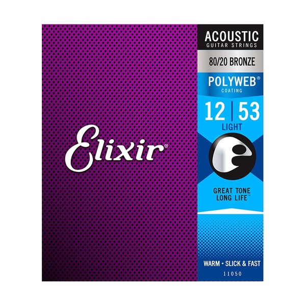 Elixir E11050 Polyweb Light Acoustic Strings, 12-53 - Main