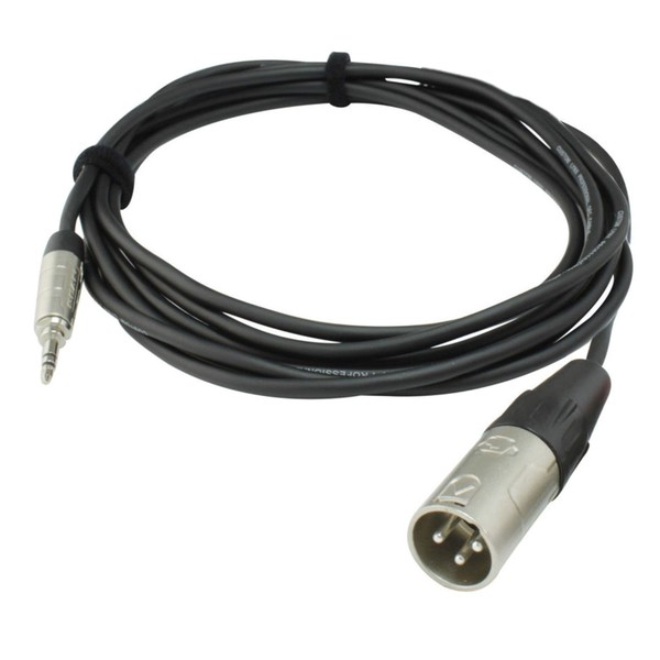 Rean Neutrik 3.5mm TRS Jack to Male XLR, 1 Metre - Main