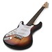 3/4 LA Left Handed Electric Guitar by Gear4music, Sunburst