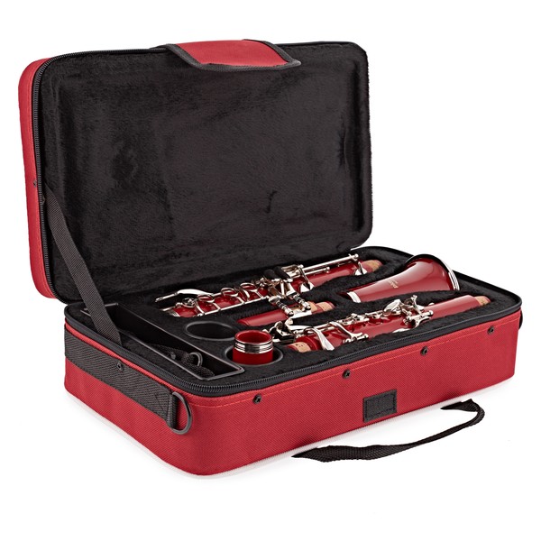 playLITE Clarinet Pack by Gear4music, Red