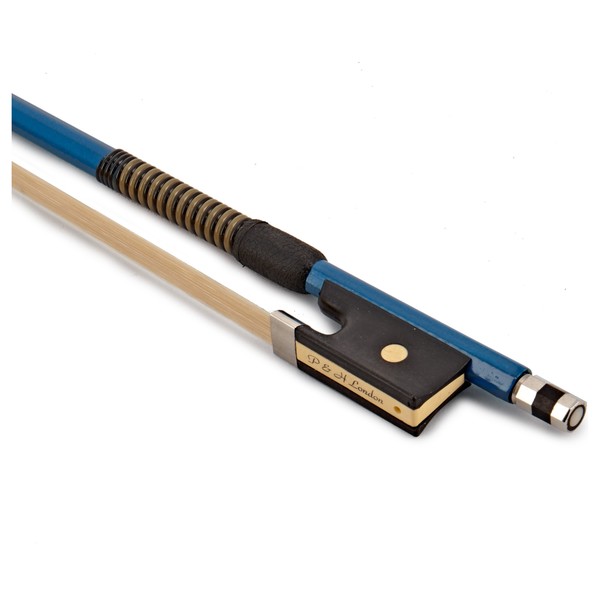 P&H Violin Bow Blue Fibreglass, 3/4