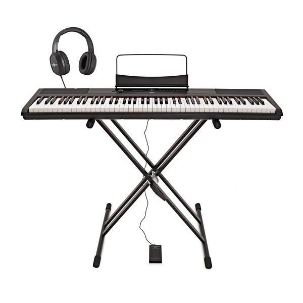 SDP-2 Stage Piano by Gear4music + Stand, Pedal and Headphones