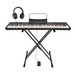SDP-2 pianino sceniczne marki Gear4music + statyw, pedał i słuchawki