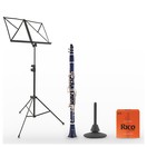 playLITE Clarinet Beginner Pack by Gear4music, Blue