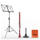 playLITE Clarinet Beginner Pack by Gear4music, Red