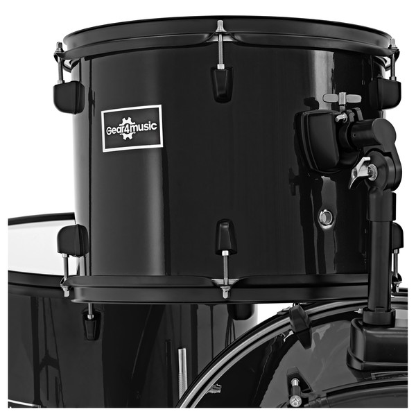 BDK-1 Full Size Starter Drum Kit + Practice Pack, Black