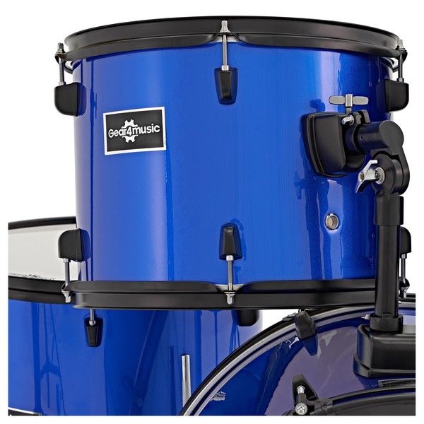 BDK-1 Full Size Starter Drum Kit + Practice Pack, Blue