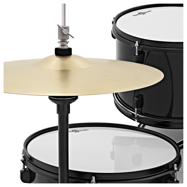BDK-1plus Full Size Starter Drum Kit by Gear4music, Black