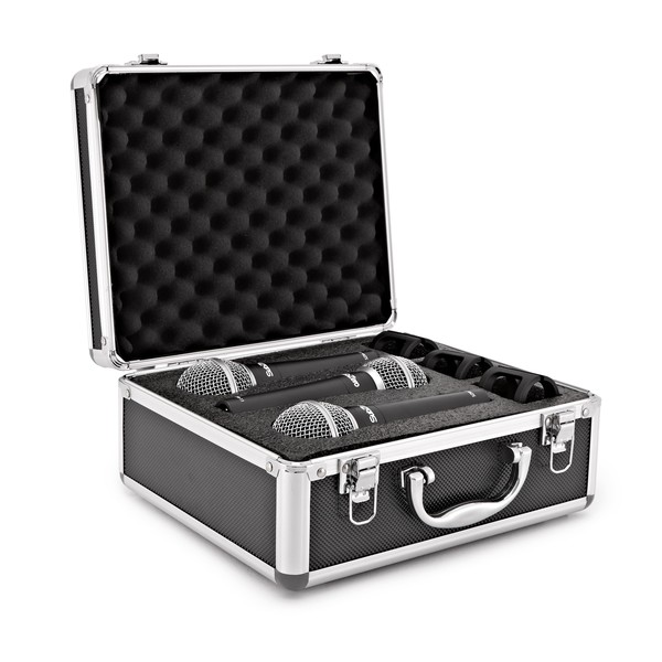 SubZero SZM-11 Dynamic Microphone 3 with Case, Stands & Cables