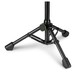 Gravity FD SEAT 1 Round Foldable Musician's Stool, Adjustable Height, Tripod Base