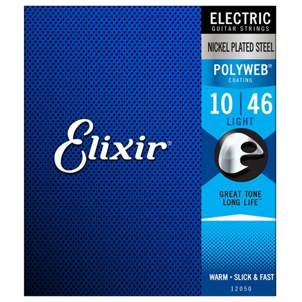 Elixir E12050 Polyweb Light Electric Guitar Strings, 10-46