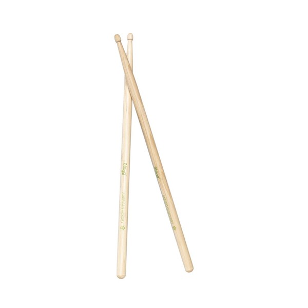 Stagg V Series Hickory 5A Drumsticks, Wood Tip - sticks
