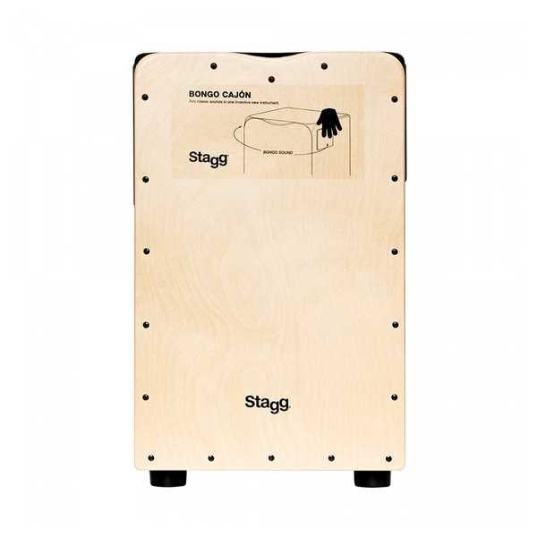 Stagg Standard Cajon W.Bongo Side - front
