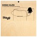 Stagg Standard Cajon W.Bongo Side - front 2