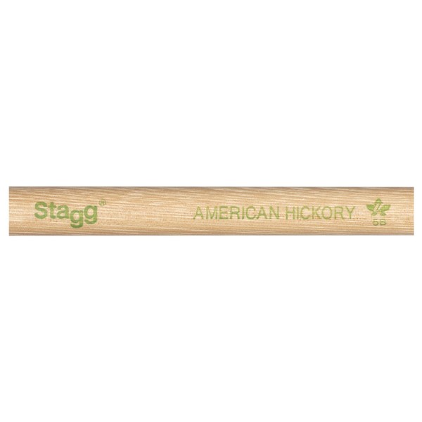 Stagg V Series Hickory 5B Drumsticks, Wood Tip - logo