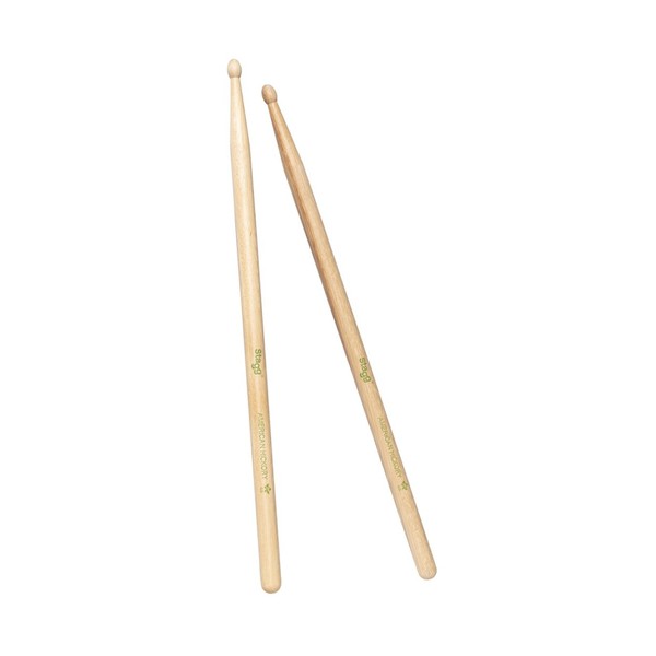 Stagg V Series Hickory 5B Drumsticks, Wood Tip - sticks