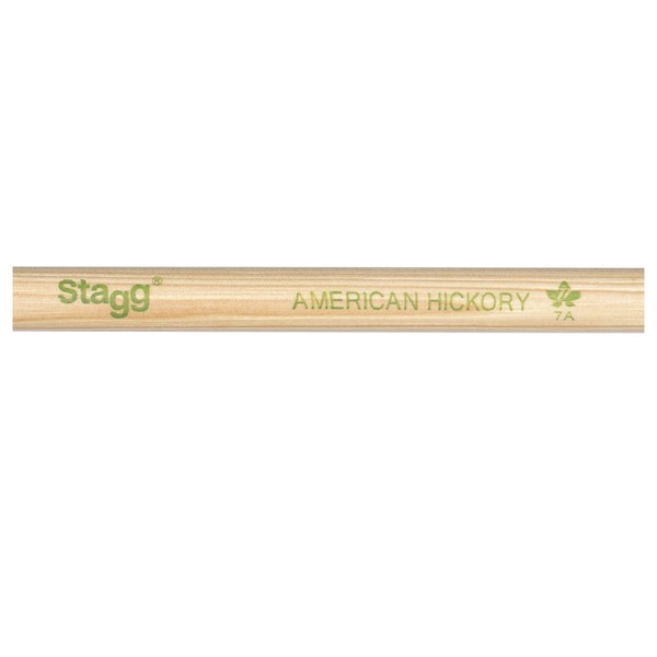 Stagg V Series Hickory 7A Drumsticks, Wood Tip - logo