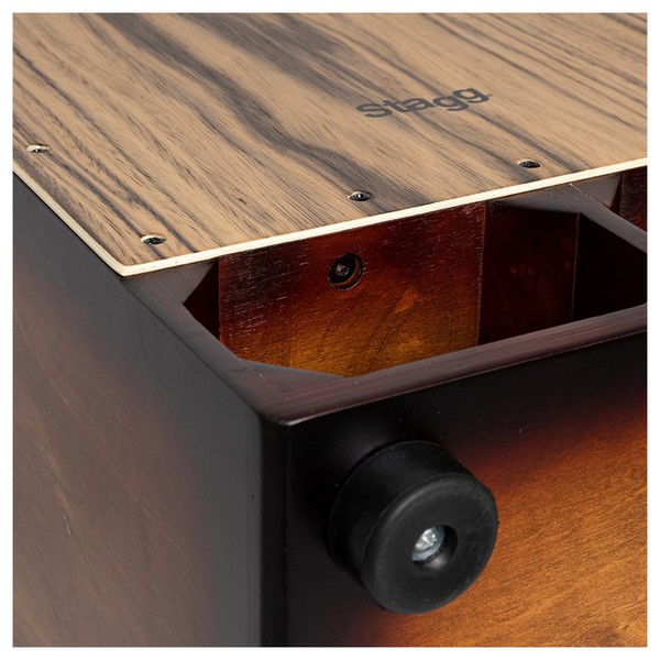 Stagg Cannon Cajon W.Ebony Finish - foot