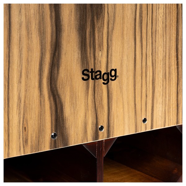 Stagg Cannon Cajon W.Ebony Finish - bottom 2