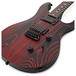 PRS SE Custom 24 Sand Blasted Swamp Ash Ltd Edition, Fire Red #T13712