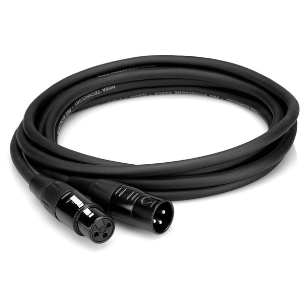 Hosa Pro Microphone Cable, REAN XLR3F to XLR3M, 5 ft - Top