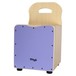 Stagg Kids Cajon With Back Rest, Purple - front