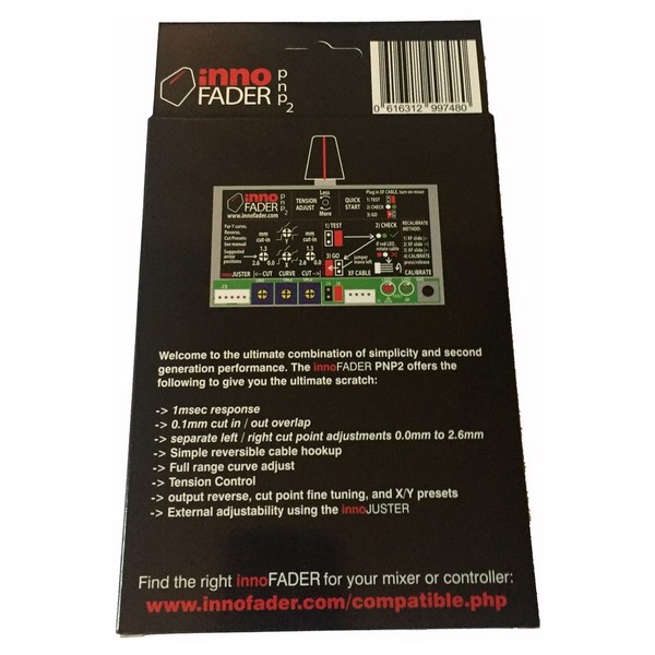 innFader PNP Crossfader - Box Rear