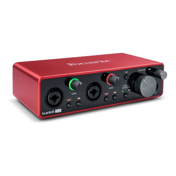 Scarlett 2i2 Audio Interface - Angled 2