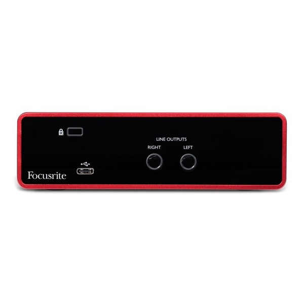 Focusrite Scarlett Solo USB Audio Interface - Rear