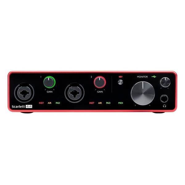 Focusrite Scarlett 4i4 (3rd Gen) Recording Bundle at Gear4music