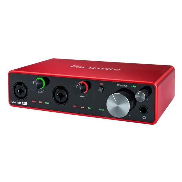 Scarlett Audio Interface - Angled 2