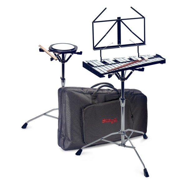 Stagg Metallophone With Practice Pad & Stand