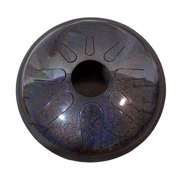 Idiopan Domina 12'' Tunable Steel Tongue Drum, Onyx Rainbow