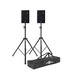 Yamaha DXR15mkII 15'' Active PA Speakers Pair with Stands