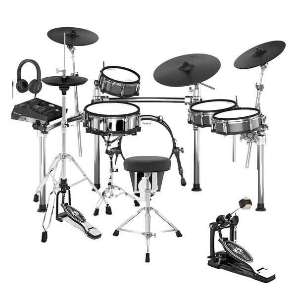 Roland TD-50KV V-Drums Electronic Drum Kit with Accessory Pack