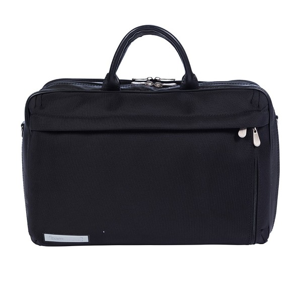 BAM SIGNCV0026 Weekender Case for Double Clarinet Hightech Case, Black - Front View