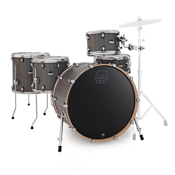 Mapex Mars 24'' Big Beat 5 Piece Shell Pack, Smokewood