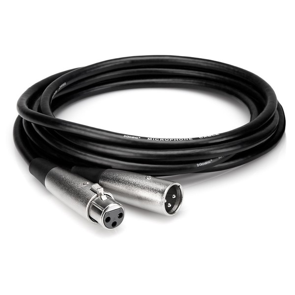 Hosa Microphone Cable, XLR3F to XLR3M, 25 ft - Top