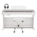 DP-10X Digital Piano by Gear4music & Accessory Pack, White